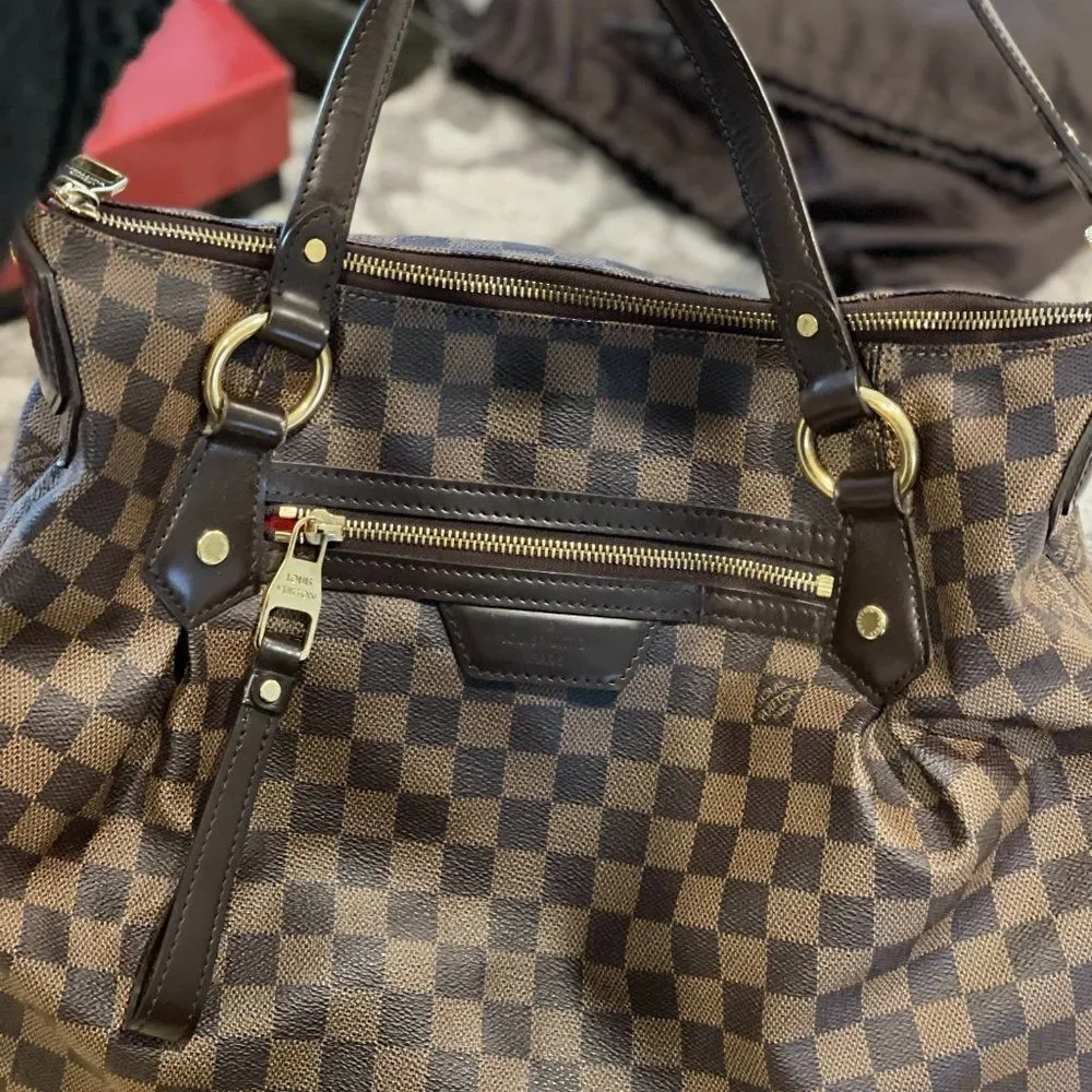 Louis Vuitton DAMIER EBENE EVORA MM